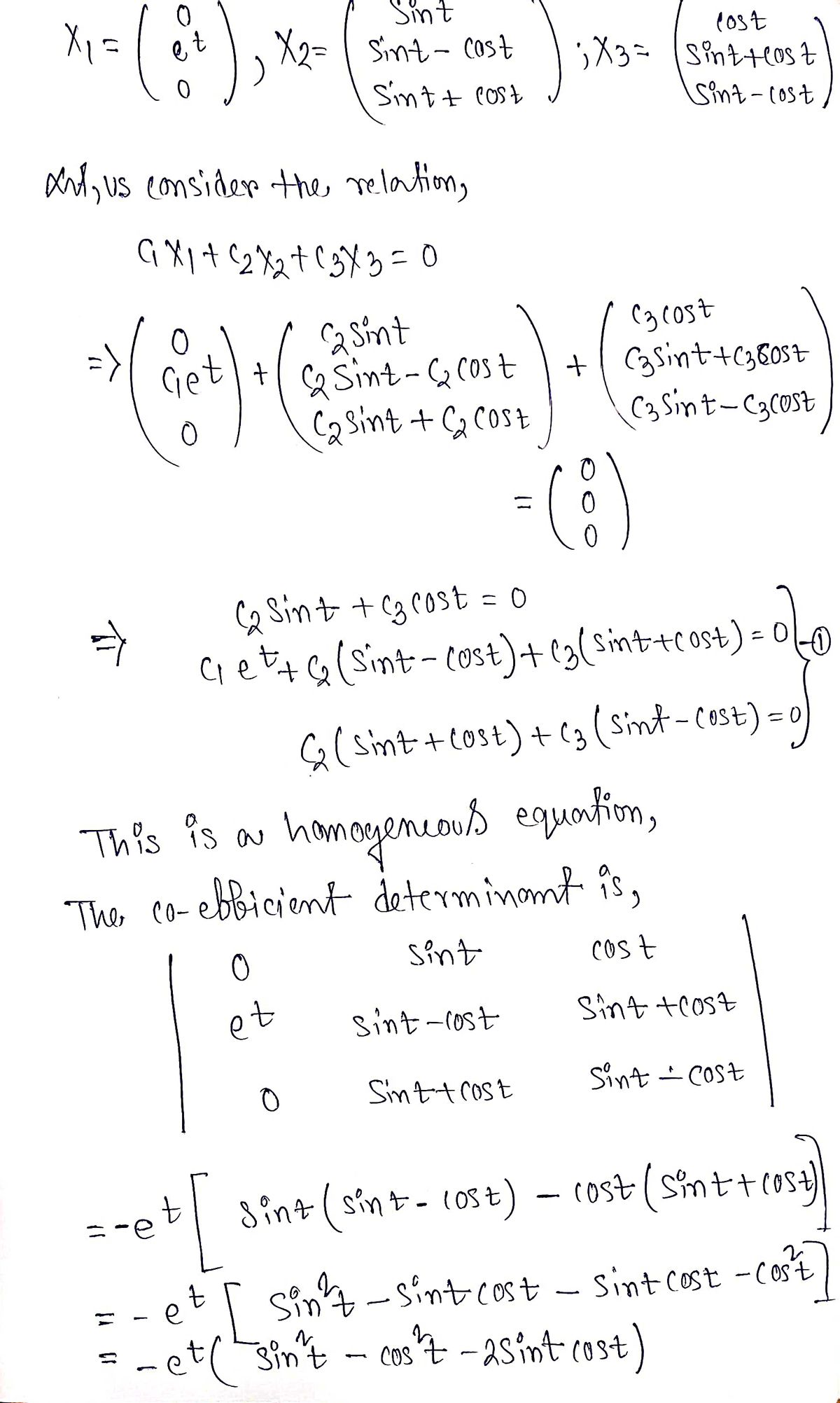 Advanced Math homework question answer, step 1, image 1